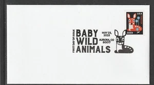 US 6008 Baby Wild Animals Deer BWP FDC 2025 - Picture 1 of 1