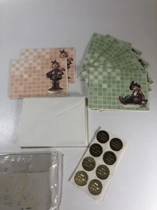 Vintage Hummel Goebel Note Cards Collectors Club Blank, Envelopes Seals - Picture 1 of 3