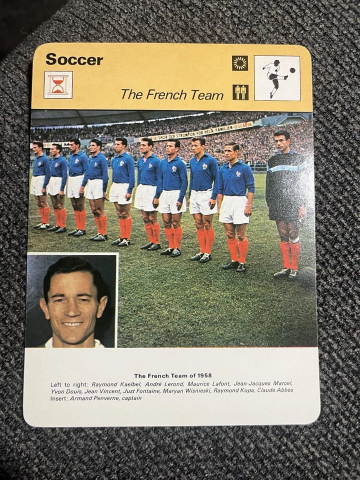 Sportscaster Soccer “French Team” (1978 Lausanne Italy 03 005 43-22) - Image 1 of 2
