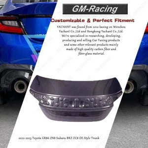 Carbon GR86 ZN8 Subaru BRZ ZC8 OE Style Rear Trunk For 2022-2023 Toyota - Foto 1 di 24