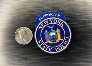 Calcomanía de apoyo policial del estado de Nueva York pegatina NYSP apoyo PBA fraternal NY - Imagen 1 de 1