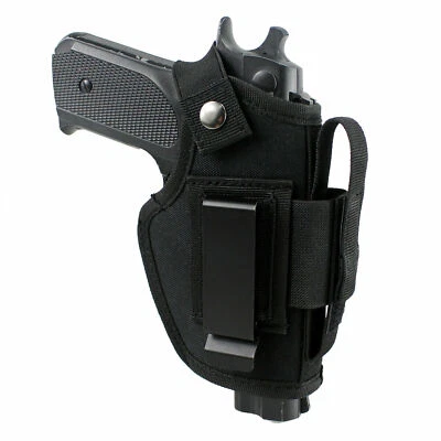 Pistol Safe Holster Right/Left Hand IWB OWB Concealed Carry Gun with Metal Clip - Image 1 of 4