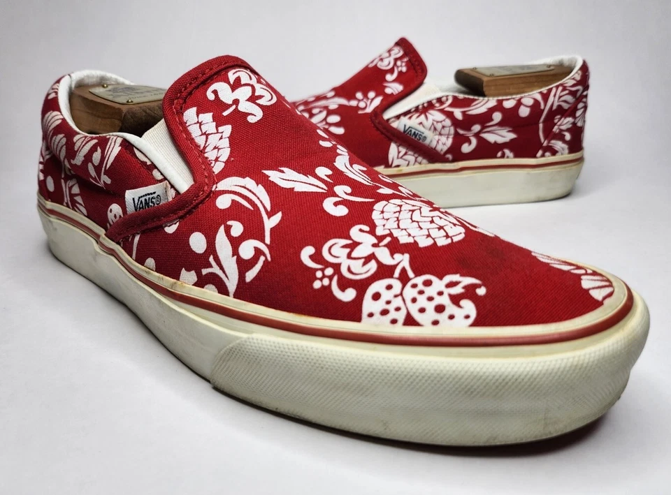 Zapatos sin cordones rojos Vans Duke Kahanamoku Surfer talla 8,5 para mujer talla 10 Foto 1 de 4
