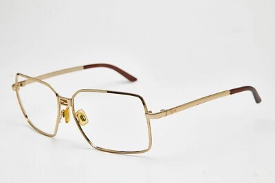 2000s pilot eyeglasses FENDI SL 7296 gold metal eyeglasses oversized frame Foto 1 de 4