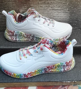 Zapatos Skechers Mujer X JGoldcrown Uno Lite Corazones Exuberantes Reino Unido talla 5 ref67 - Imagen 1 de 6
