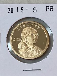 2015 S GEM PROOF Sacagawea Dollar - Picture 1 of 1
