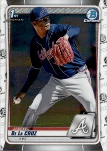 2020 BOWMAN CHROME PROSPECT 1ST ATLANTA BRAVES - JASSEEL DE LA CRUZ #BCP-115 - Picture 1 of 2