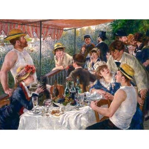 Renoir, Luncheon of the Boating Party, 1881, 100% Cotton Art Paper, 24" x 32" - Picture 1 of 10
