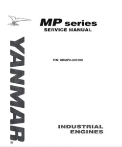 Yanmar Engine MP Series Workshop Manual Delivered Today - Picture 1 of 5