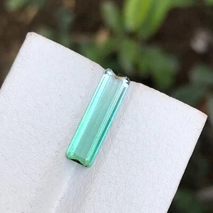 Piedra preciosa suelta turmalina 1,75 quilates de calidad superior rara verde azulado bicolor turmalina AFG - Imagen 1 de 9