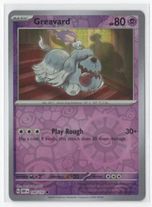 Pokemon Obsidian Flames 100/197 Greavard Holograma Inverso - Imagen 1 de 1