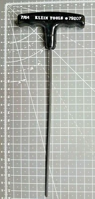 Klein Tools 7/64 (0.1094'/2.78cm) T-Handle Hex Key 9' long  - Made in USA - Image 1 of 3