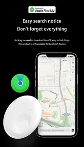Mini GPS Tracker Bluetooth 5.0 Tag Pet Kids Bag Wallet Tracking IOS Android - Picture 1 of 10