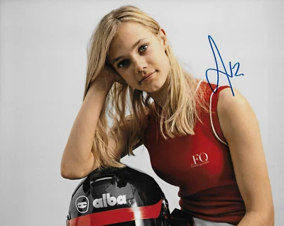 Signed Alba Larsen Formula 1 Academy Tommy Hilfiger Racing 8x10 Photo 7 Original - Image 1 of 2