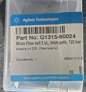 Agilent Micro flow cell 2ul volume 3mm path, 120 bar - Picture 1 of 3