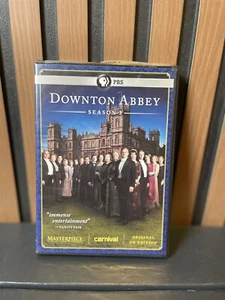 Downtown Abbey Season Three 3 (DVD, 2012) Ripped Plastic Seal - Bild 1 von 3