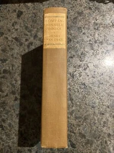 Companionable Books by HENRY VAN DYKE 1st Edition  1922 !!! - Picture 1 of 11