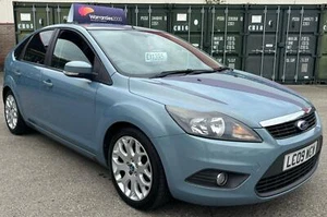 2009 FORD FOCUS BLUE 5 DOOR HATCHBACK 1.6 PETROL 100BHP 11 MONTH MOT - Picture 1 of 12