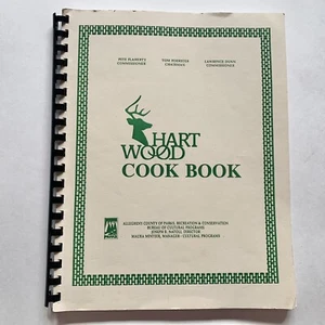 Vintage 1991 Hartwood Cookbook Allegheny Parks & Rec Dessert Appetizer Seafood - Imagen 1 de 20