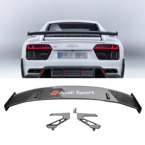 Spoilers labiales ala trasera maletero trasero estilo deportivo fibra de carbono para Audi R8 2016-2022 - Imagen 1 de 15