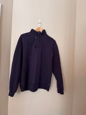 Sudadera Pullover Grande Orvis Signature Cuarto 1/4 Cremallera Para Hombre Foto 1 de 3