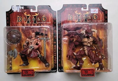 Figuras de ação épicas Diablo And Barbarian I Diablo II I Blizzard Entertainment - Imagem 1 de 4