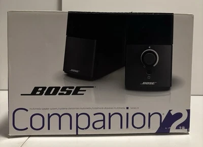 Bose Companion 2 Series III Multimedia Desktop Laptop PC Speakers. Never Used. - Image 1 of 4