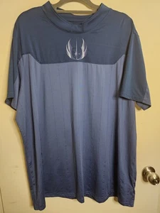 Star Wars Galaxy’s Edge Jedi Order T Shirt Adult Men XXL Blue Strech - Picture 1 of 7