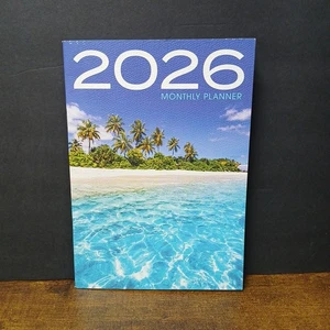 Calendario planificador mensual Tropical Beach 2026, 32 páginas, 6,75x9,5" - Imagen 1 de 6