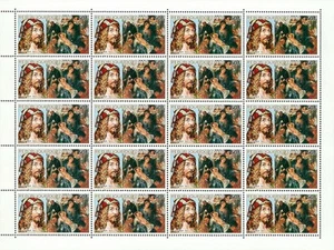 Eventos Históricos Mayores / Personajes Famosos 1984 (1) - Perf. - Hoja Completa - Imagen 1 de 6