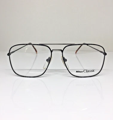 Nuevas gafas Nikon Classic NC 4449 vintage C. gris tort y níquel 54-14 mm Japón Foto 1 de 4