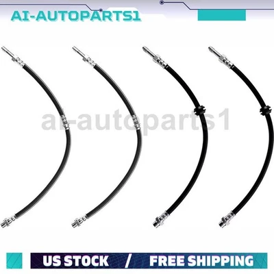 Kit de manguera hidráulica de freno delantero trasero izquierdo y derecho 4 piezas para BMW 323Ci 2000 Foto 1 de 4