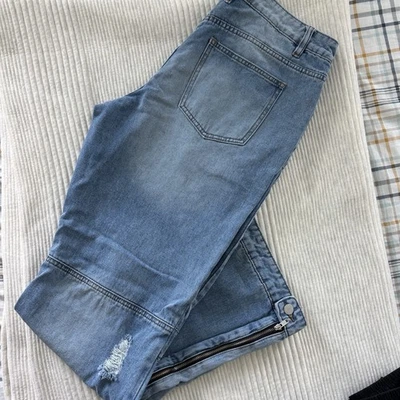 Pantalones de mezclilla azul carpintero Hot Topic para hombre 34x32 Foto 1 de 4