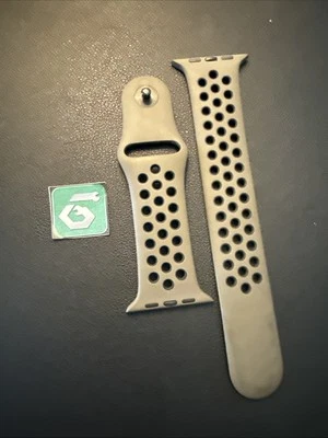 Apple Watch Nike Correa Deportiva 45 mm (42/44/49) Original OEM Gris Oliva Negro M/L Foto 1 de 4
