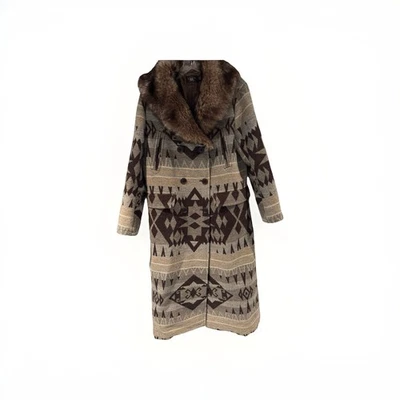 Ralph Lauren Amherst wool Jacquard coat size 4. Made in Turkey - Image 1 of 4