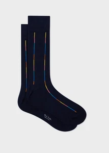 Calze Paul Smith "Gareth" Vertical Artist Stripe nuove con etichette $35, made in Italy. - Foto 1 di 3
