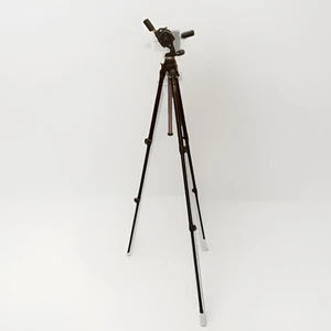 Manfrotto Bogen 3221 Professional Tripod With Manfrotto 3047 Pan/Tilt Head - Picture 1 of 5