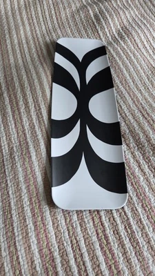 Marimekko for Target Kavio Serving Tray Melamine Black White Rectangular  - Image 1 of 4