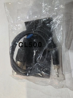 Cable equilibrado Sennheiser CL500 1/8"/3,5 mm TRS macho a XLR macho de 3 pines Foto 1 de 2