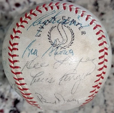 1961 Yankees Team Signed Baseball Roger Maris Yogi Berra Elston Howard JSA LOA - Image 1 of 4