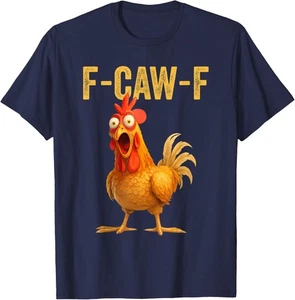 Divertidas camisas de pollo F-Caw-F, camiseta con capucha de pollo FCAWF - Imagen 1 de 15