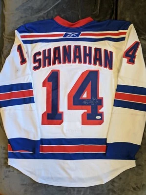 Camiseta deportiva BRENDAN SHANAHAN AUTÉNTICA Reebok New York Rangers 54 firmada automática certificado de autenticidad JSA Foto 1 de 4