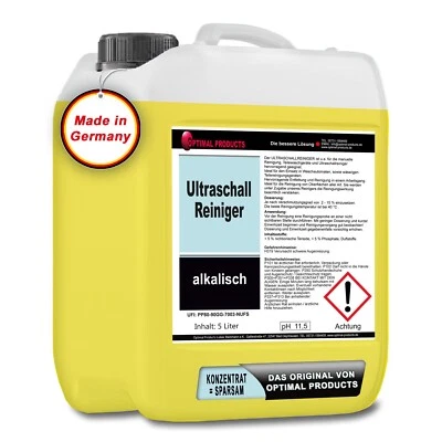 Ultraschallreiniger Teilewaschreiniger HD Konzentrat  Ruß Öl Fett Löser 5 Liter - Bild 1 von 4