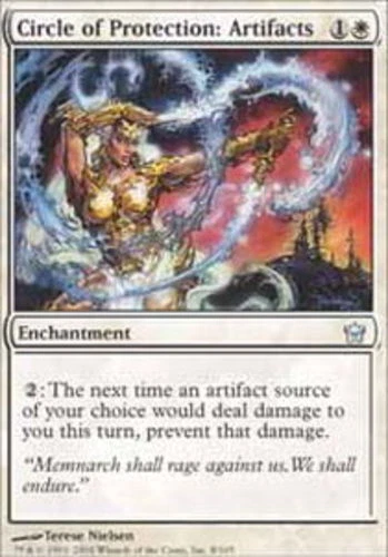 Circle of Protection: Artifacts ~ Moderately Played Fifth Dawn 5th MTG Magic Ult - Image 1 of 1