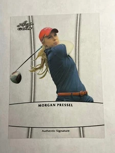 2012 Leaf Metal LAMINATE PROOF MISSING AUTO & # Morgan Pressel - Picture 1 of 2