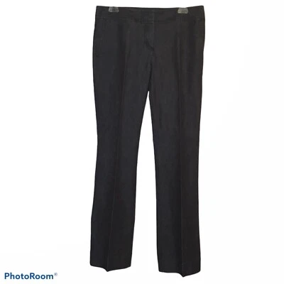 Kenneth Cole Reaction Black Pants Wide Waist Flat Front Waist 32" Ladies Size 8 - Image 1 of 4