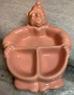 Antique Ceramic Hankscraft Baby's Warming Tray/Dish/Platter Reedsburg Wisconsin!