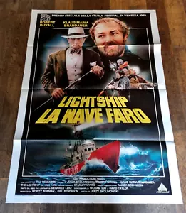 MANIFESTO 2F ORIGINALE 1985- LIGHTSHIP, LA NAVE FARO -Skolimowski, Robert Duvall - Foto 1 di 3