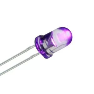 Kit 100 Diodos LED 5mm UV ULTRAVIOLETA Arduino,Electronica INSOLADORA ref 380 - Imagen 1 de 4