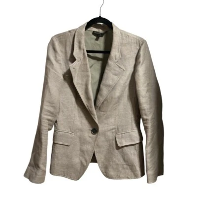 Lafayette 148 Cotton Hemp Blend Blazer Size 8 - Image 1 of 4